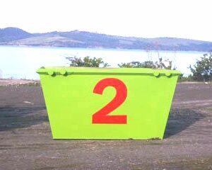2m skip bin hire hobart