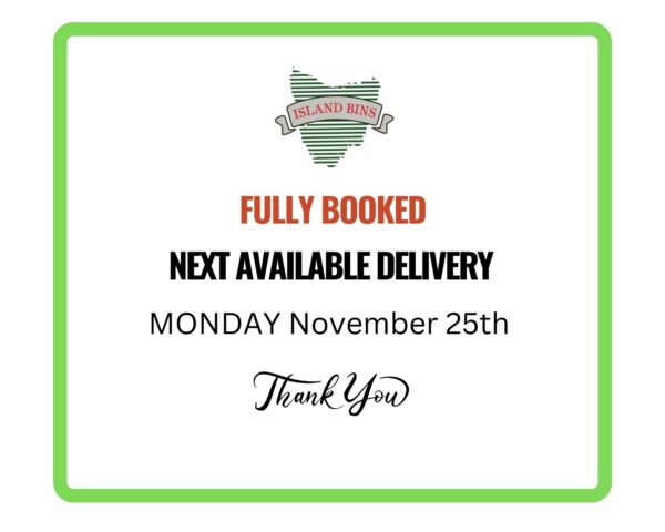 We are fully booked. Next availabee delivery Monday 25th November